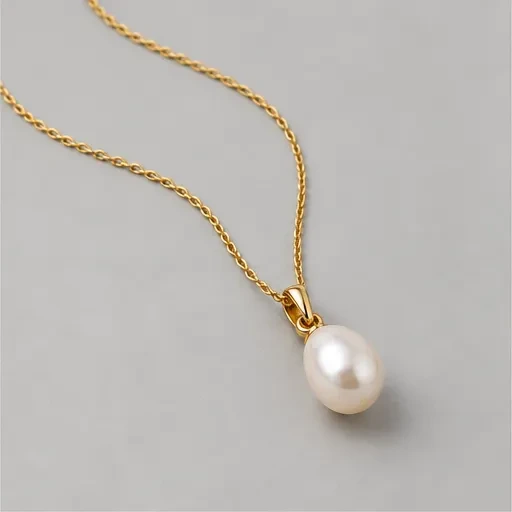 Pearl Drop Necklace — alternate