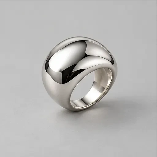 Silver Tide Ring — front
