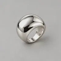 Silver Tide Ring — overhead