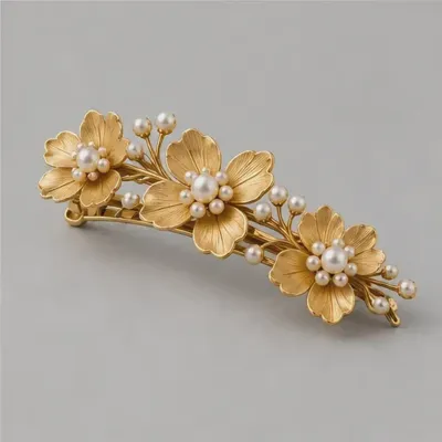 Petal Pearl Barrette — alternate